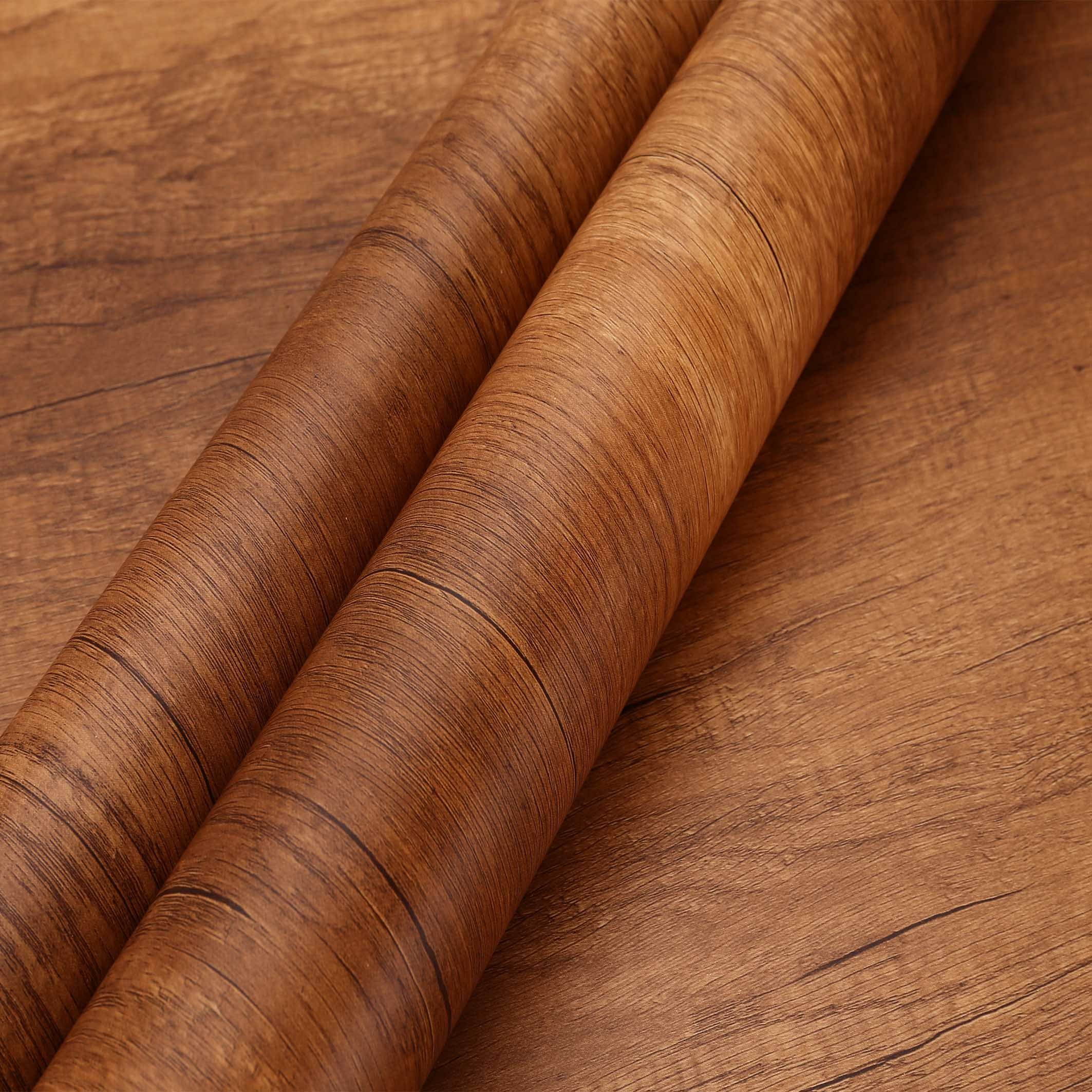 Wholesale PVC Self Adhesive Film For Furniture Decoration Wood Grain Design Decorative Pvc Film Roll vacuum door membrane
