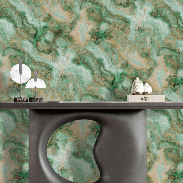 Modern style painting high quality pvc vinyl wall paper rolls sticker wallpaper for room