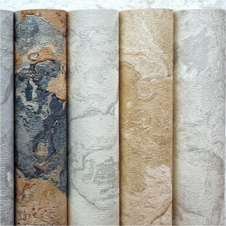 Modern style painting high quality pvc vinyl wall paper rolls sticker wallpaper for room