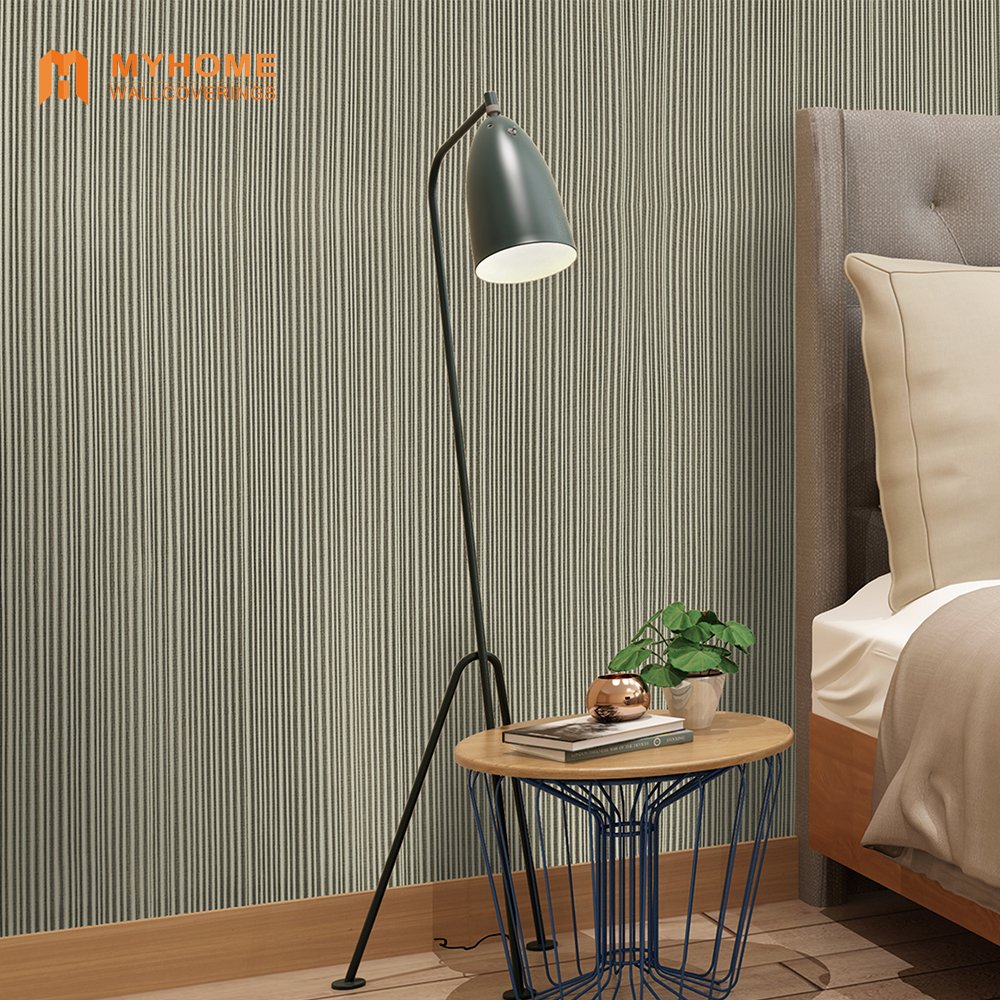 Luxury 54 inch fabric backed vinyl wall paper commercial hotel wallpaper