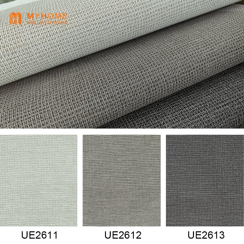 Luxury 54 inch fabric backed vinyl wall paper commercial hotel wallpaper