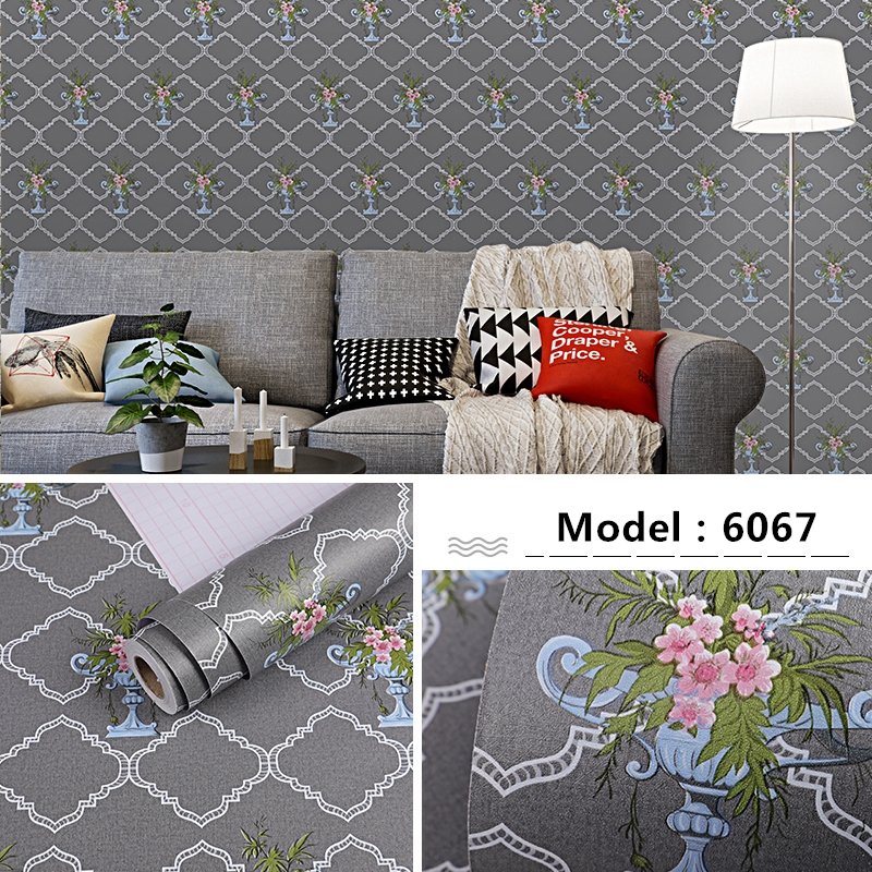Home decoration interior coating 3d wall paper rolls self adhesive wallpaper