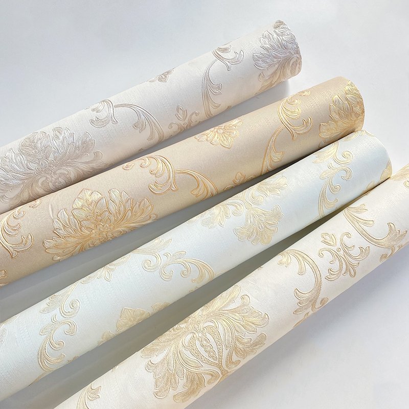 3D Home Decoration Wallpaper Interior Design 3D Design Non woven Damascus Bedroom Wallpaper Beauty salon wall paper