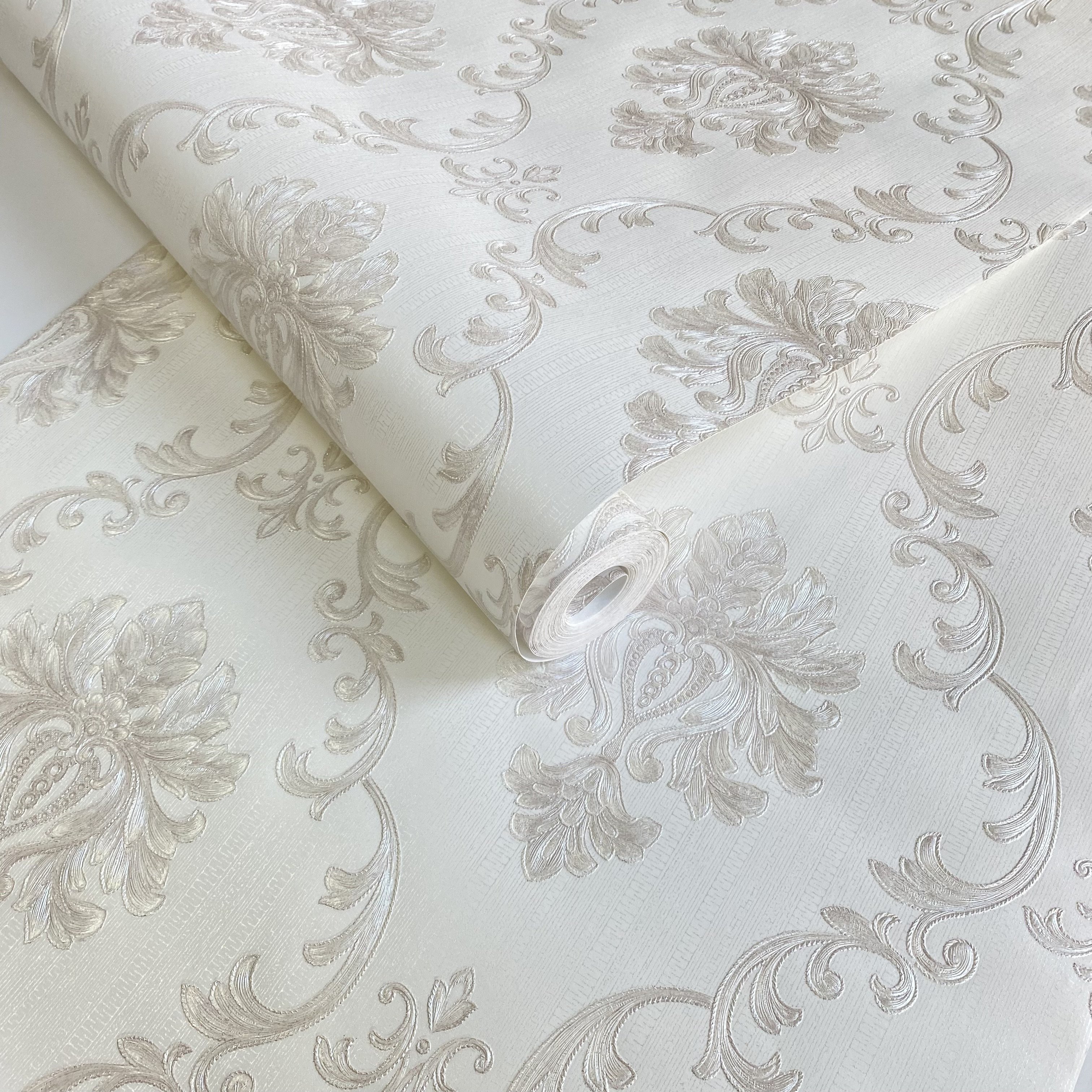 3D Home Decoration Wallpaper Interior Design 3D Design Non woven Damascus Bedroom Wallpaper Beauty salon wall paper