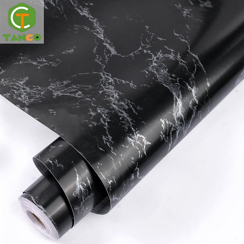 Alternative marble pvc self-adhesive wallpaper peel and stick wall paper for decoration