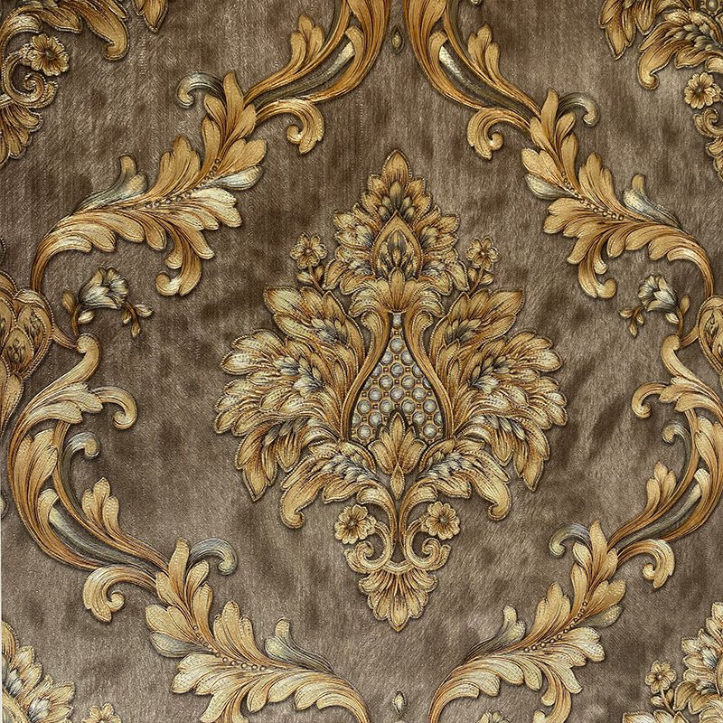 High quality 3D Damascus wallpaper home decoration with large floral texture villa office hotel living room TV background wall