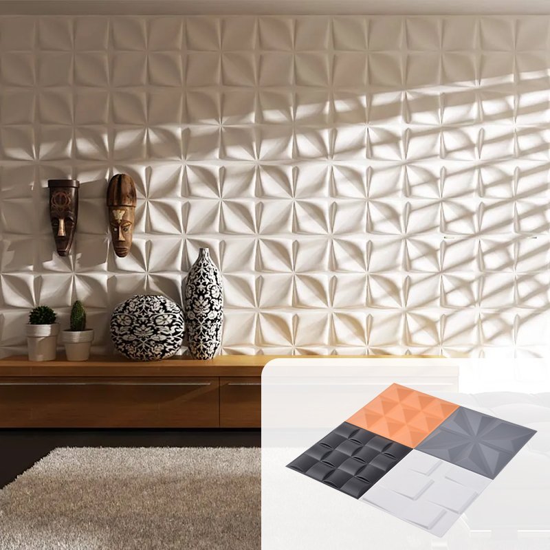 3D Decoration Board 3D Wallpaper Wholesale New Decorative PVC Panels Wall Panel