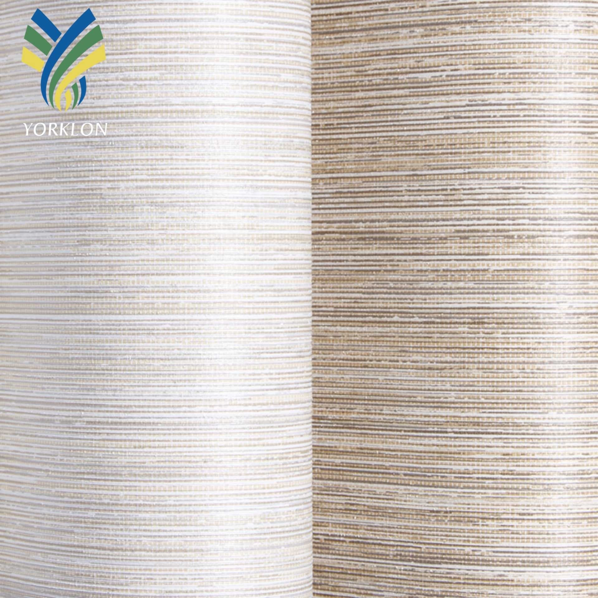 MWV5 Modern 54 inch Luxury Wall Decoration PVC Textured Wall paper White Grey Office wallpaper Fabric Wallcovering