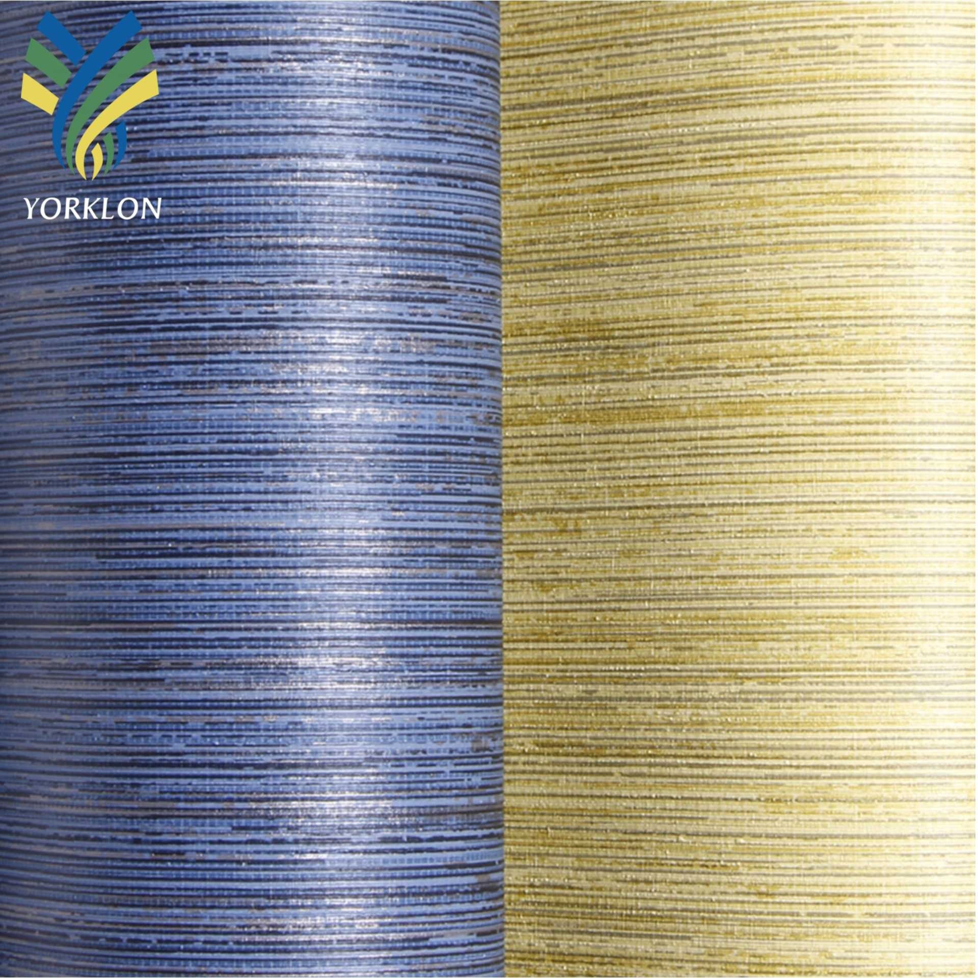 MWV5 Modern 54 inch Luxury Wall Decoration PVC Textured Wall paper White Grey Office wallpaper Fabric Wallcovering