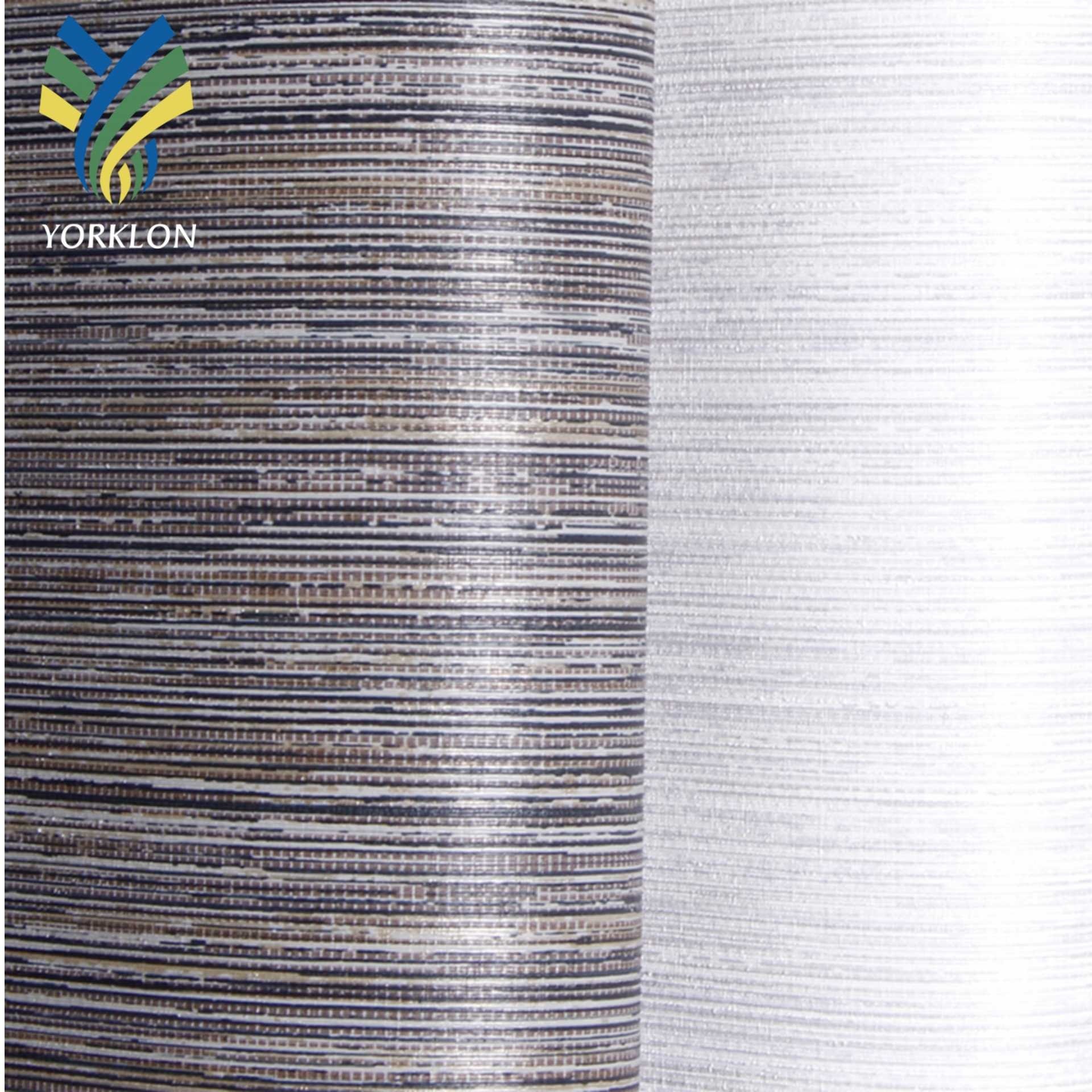 MWV5 Modern 54 inch Luxury Wall Decoration PVC Textured Wall paper White Grey Office wallpaper Fabric Wallcovering
