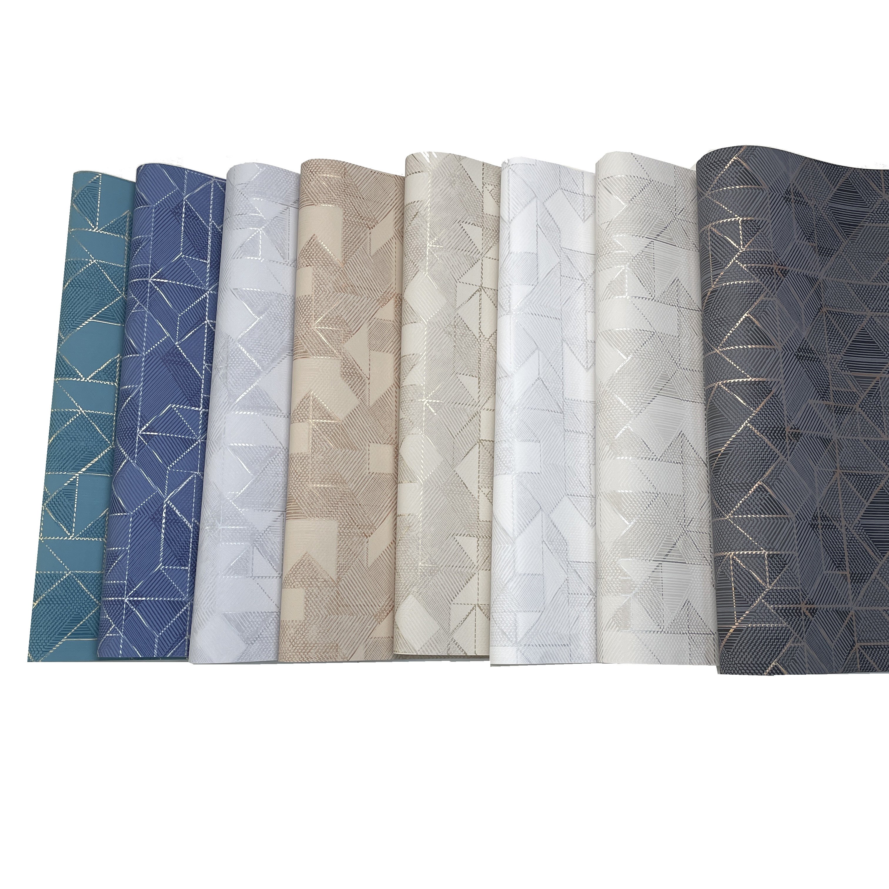 Hotel Striped Wallpapers Textures Wall Paper solid color 3d wallpaper peel off stickers paper non-woven wallpaper rolls