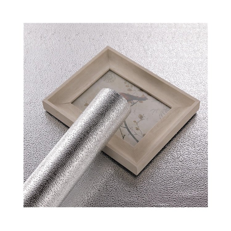 Best selling Aluminum silver self adhesive waterproof wallpaper for homeshold