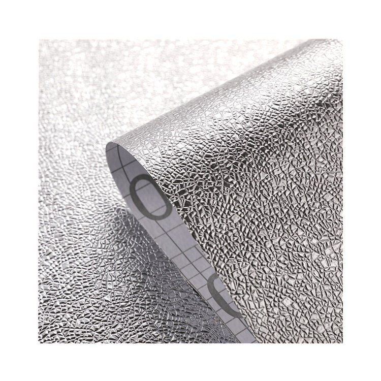 Best selling Aluminum silver self adhesive waterproof wallpaper for homeshold
