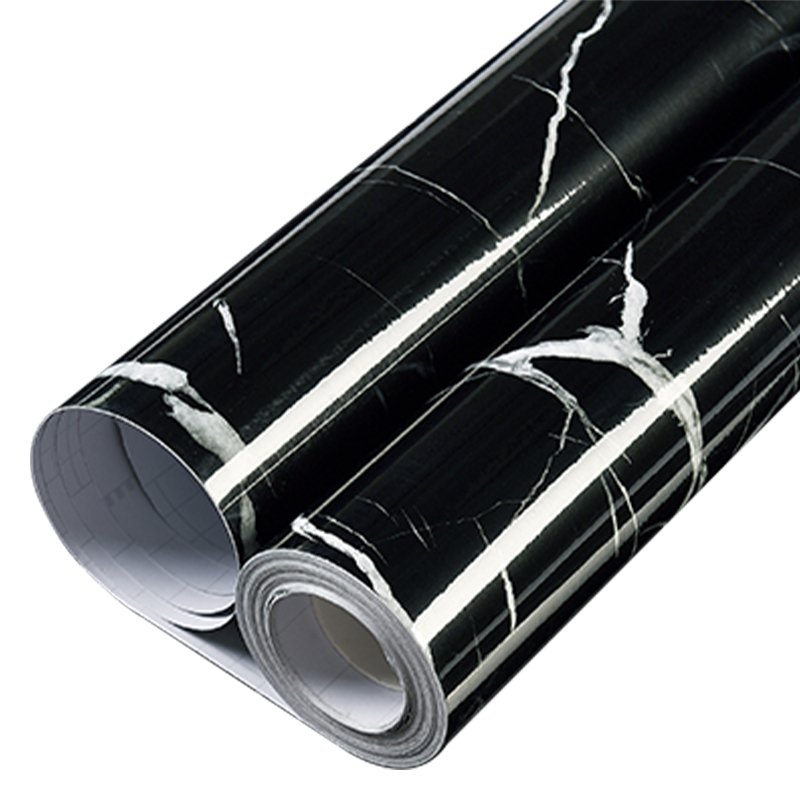 peel & stick wall sticker marble rolls wall contact paper self adhesive wallpaper for home decor