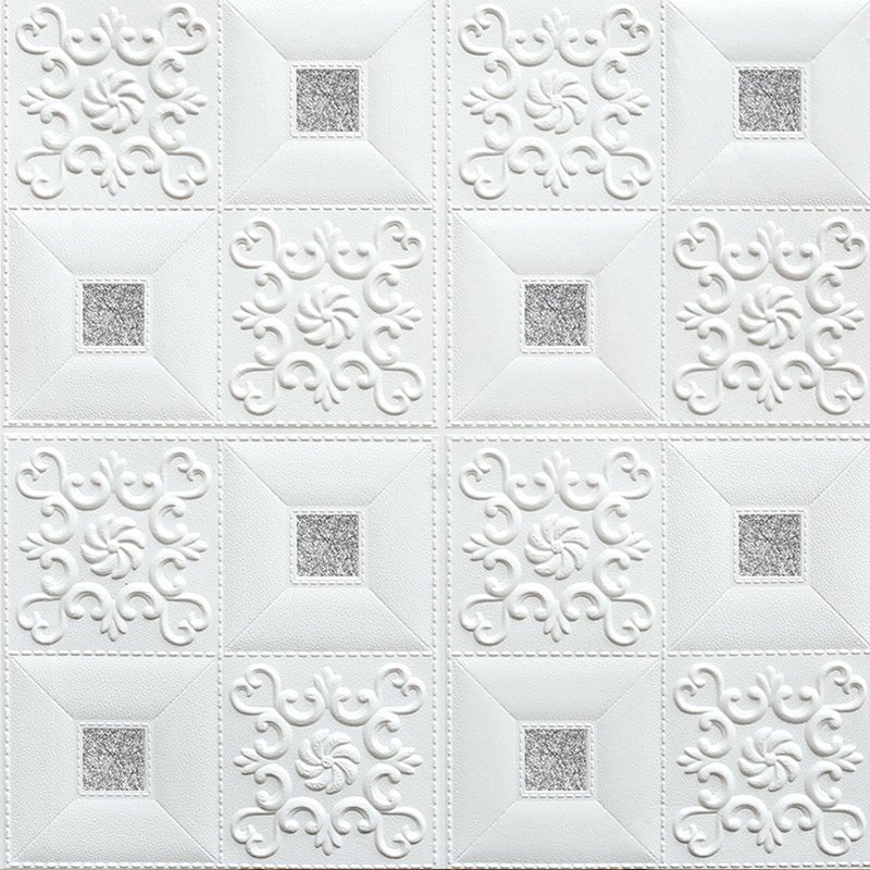 Pattern 2.5Mm To 5Mm Thickness Foam Waterproof Peel And Stick Roll Wallpaper