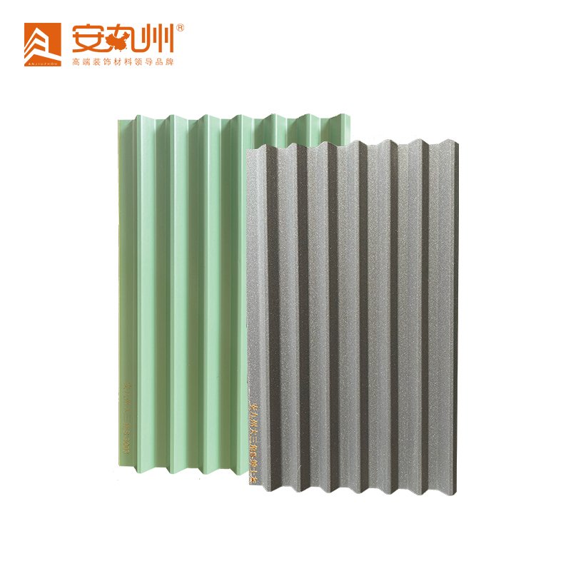 Interior decoration with triangle customizable bamboo and wood grille wall panels