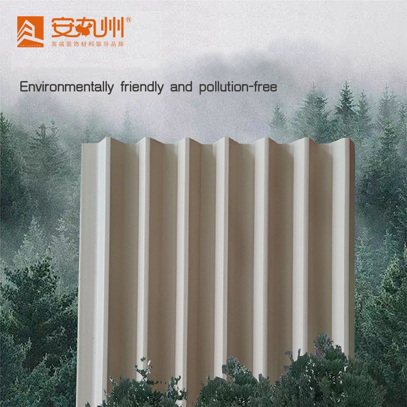 Interior decoration with triangle customizable bamboo and wood grille wall panels