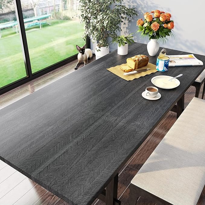 ORON Cheap Black wallpaper Peel and Stick removable self adhesive Wall paper Herringbond wood wallpaper for bedroom