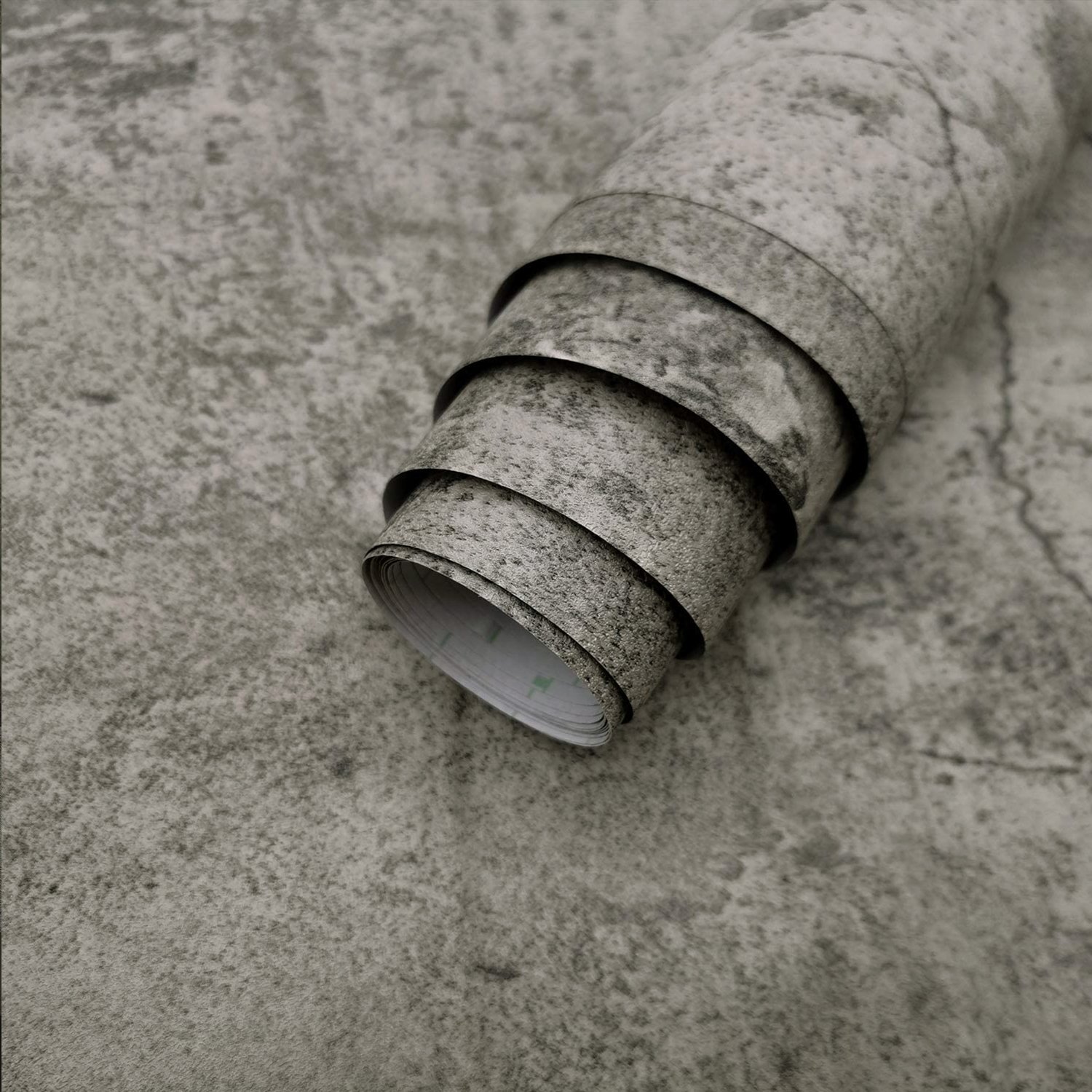 PVC Textured Concrete Peel and Stick Wallpaper Contact Paper Waterproof Self Adhesive Vinyl Cement Wall Paper for Bedroom Wall