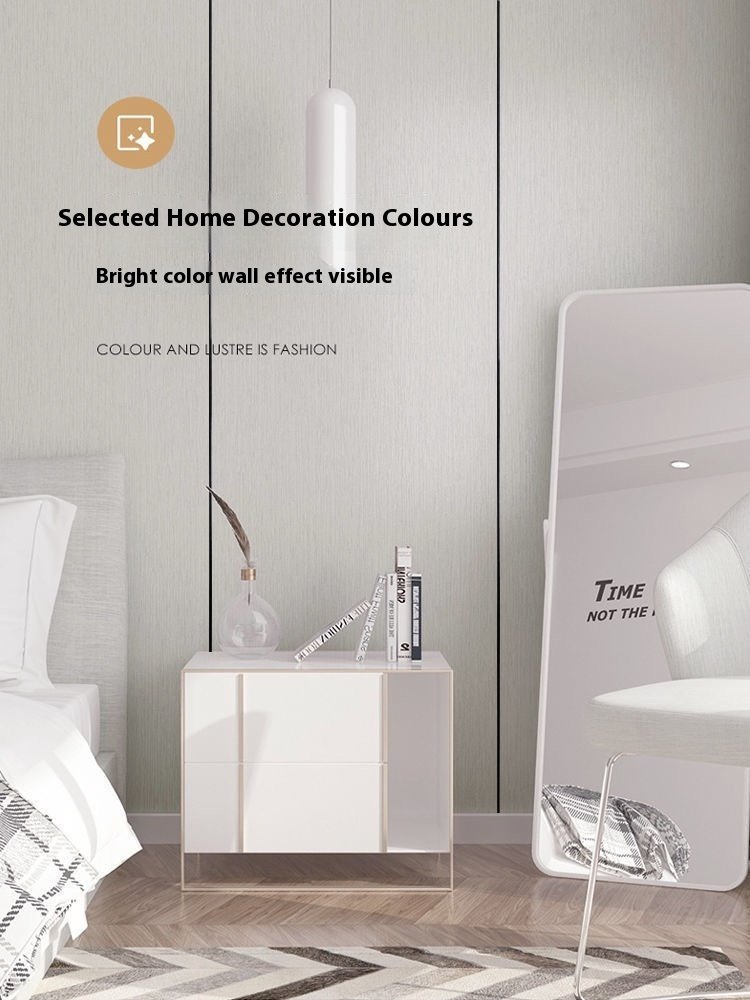 Modern Linen Textured Fabric 3D Wallpaper Rolls Manufacturer's Self-Adhesive Peel Stick Style Easy Removable for Home Decoration