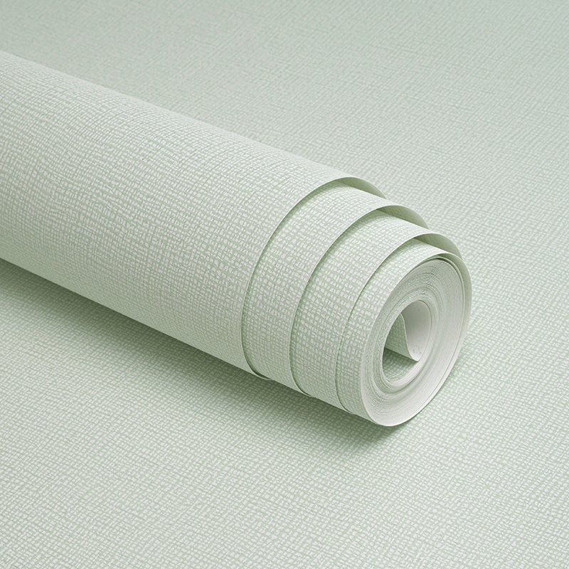 Simple and solid linen grid wallpaper for bedroom living room study room hotel background wall personalized wallpaper