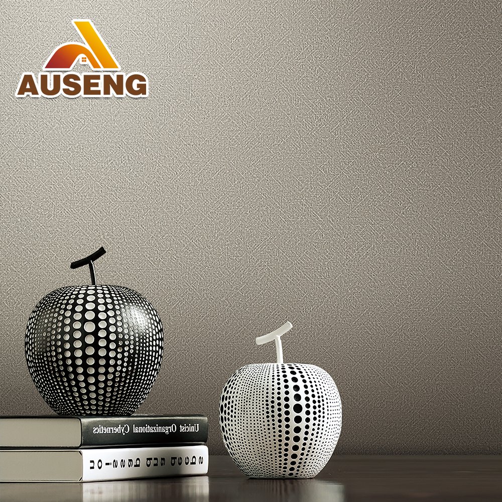 Fasion Interior Room Decorative Fabric Backed ASTM E84 Class A Certification Textured Vinyl Wallpaper PVC Wallcovering