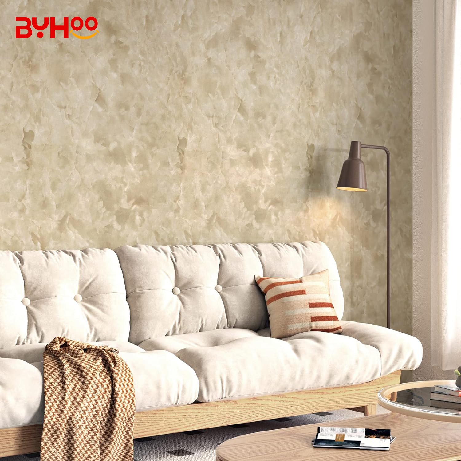 2024 New model launched Marble Look golden wallpaper Quartz Slab pvc wallpaper Kitchen Countertop