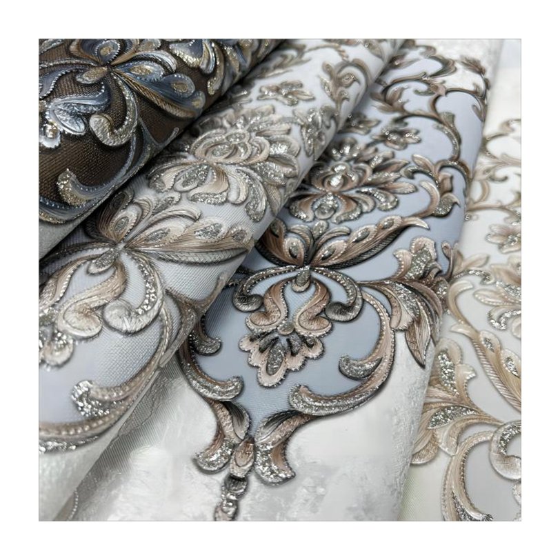 made in china new designs 106 wallpaper home decor 3d damask flower 1.06 wallpapers