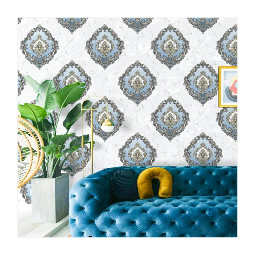 made in china new designs 106 wallpaper home decor 3d damask flower 1.06 wallpapers