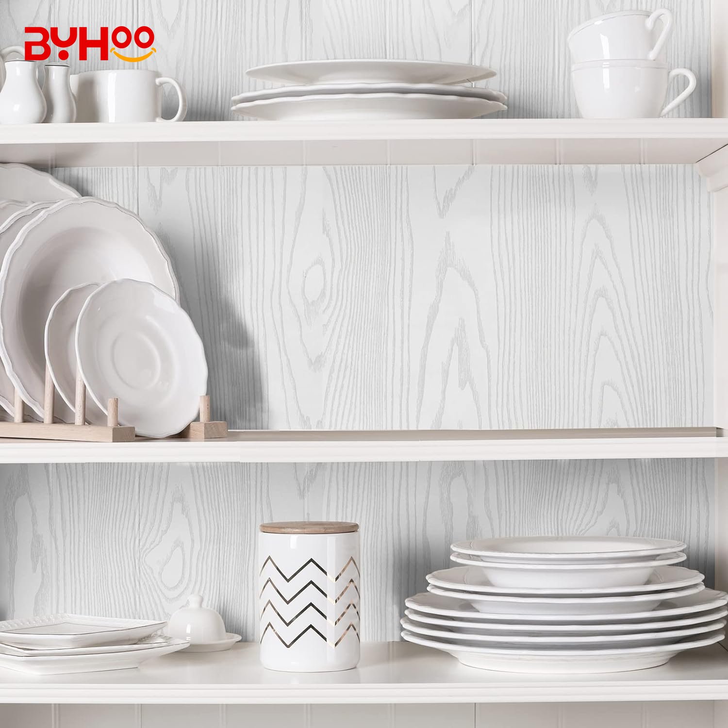 Imitated Wallpaper Film Decorative Countertop Furniture Renovated Wallpaper Self Wood Adhesive Removable Gloss Waterproof