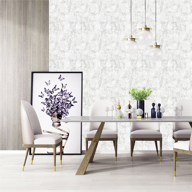 In stock Home Textured Home Decor Black Adhesive 3D Wall Paper Wallpapers For Living Room Luxury