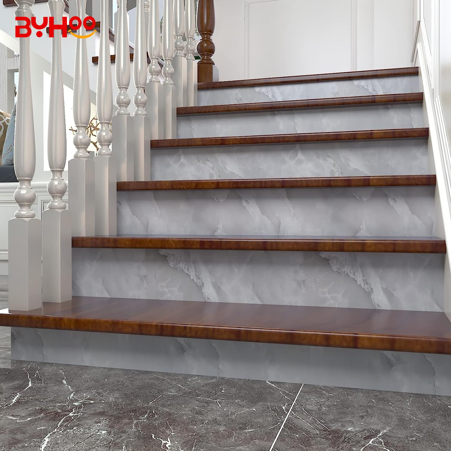 Removable PVC marble sticker self adhesive wall paper peel and stick countertop contact wallpaper roll for bathroom