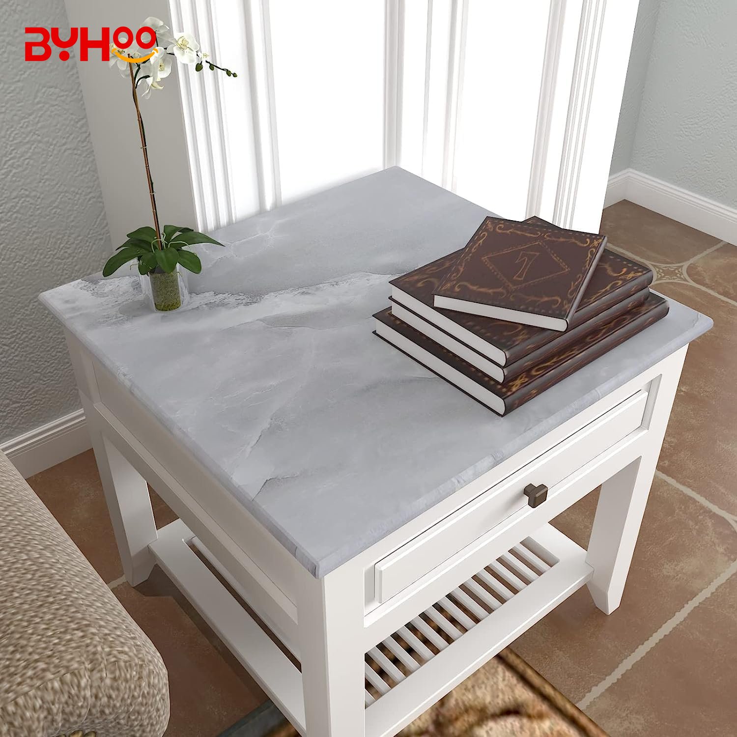 Removable PVC marble sticker self adhesive wall paper peel and stick countertop contact wallpaper roll for bathroom