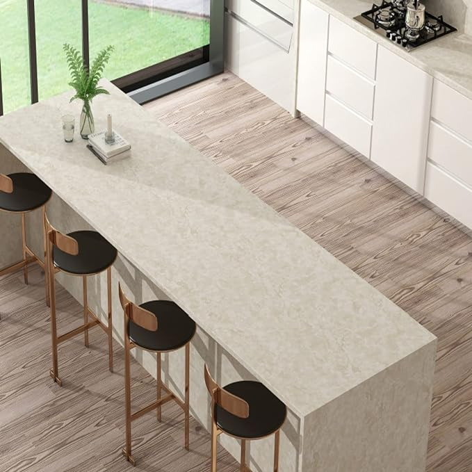 Modern Style Marble Pattern Wallpaper Waterproof Wall Decorative Film Self-adhesive For Kitchen Counter Furniture Decor