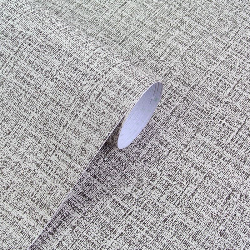 DUUEIHHUER Modern Floral Pattern Peel Stick Fabric Cloth Interior Home Wall Decoration Solid Color Wall Sticker Made Leather