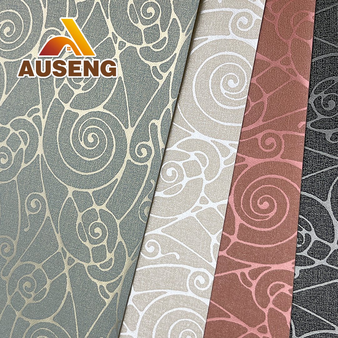 A Custom Luxury Texture Wall Decor ASTM E84 Class A Certification Background Textile Cloth Wallcovering Wallpaper