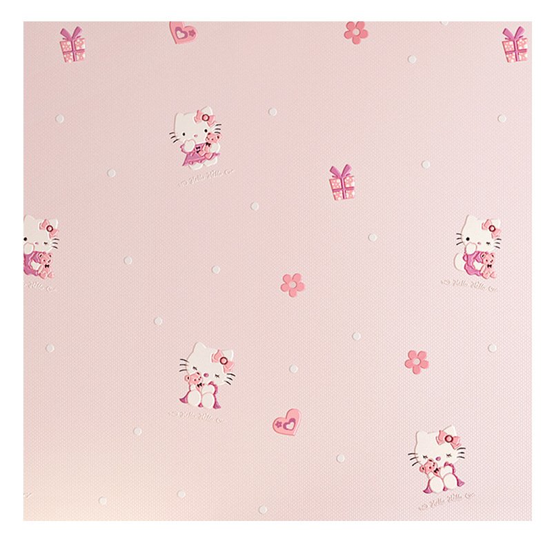 wallpaper rolls kids wall molding 3d panels sticker peel & stick non-woven fabrics pink princess room china factory buy53CM*9.5M