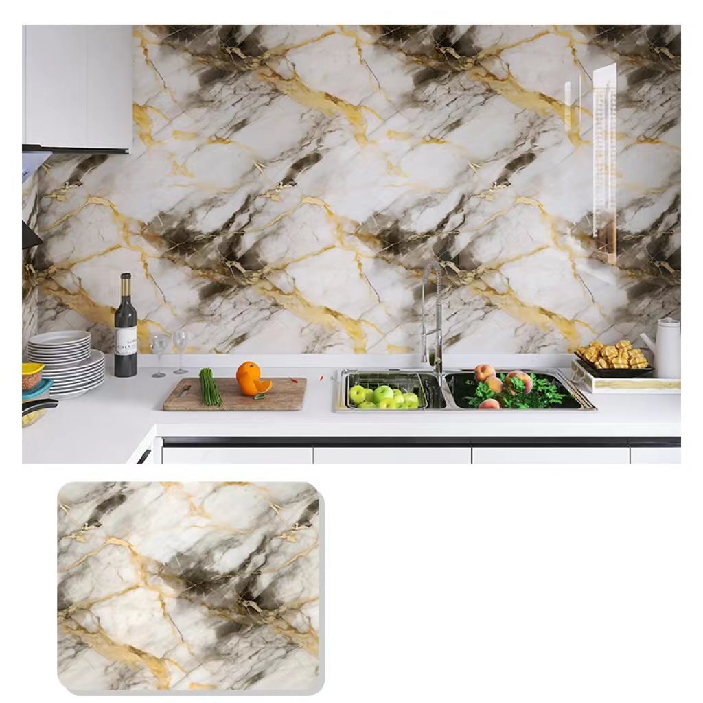 Wholesale new arrive wallpaper pvc self adhesive wallpaper furniture marble 0.6*10M