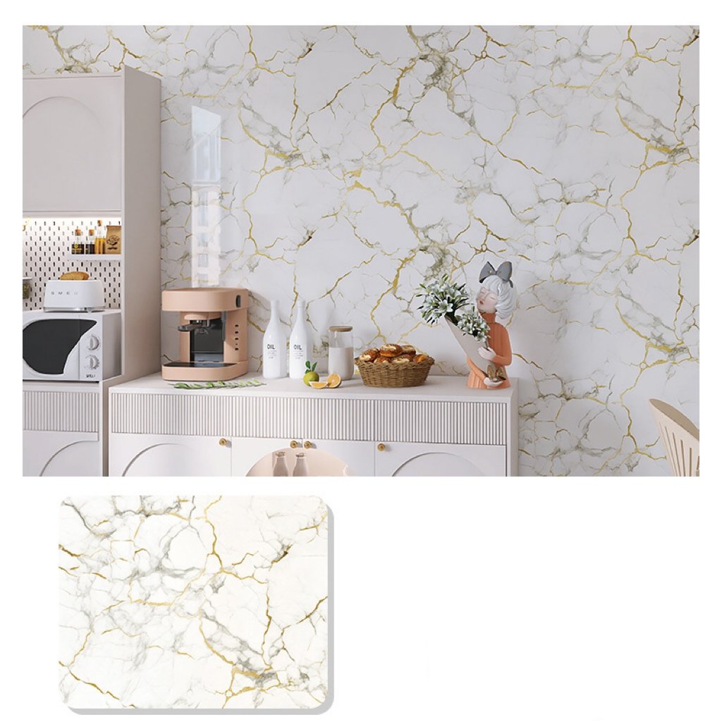 Wholesale new arrive wallpaper pvc self adhesive wallpaper furniture marble 0.6*10M