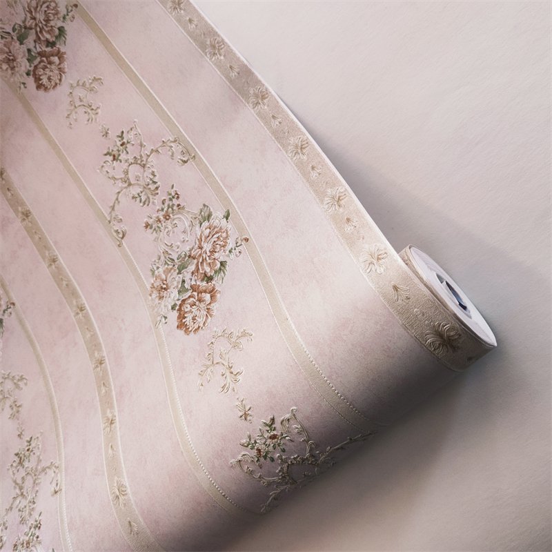 Pink Wallpaper for Girls Room Decorative Plastic Wallpaper