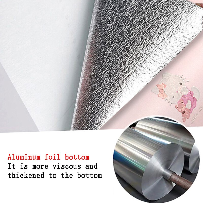 children's room wallpapers rolls non-woven fabrics self adhesive cartoon korea peel & stick china factory formaldehyde-free