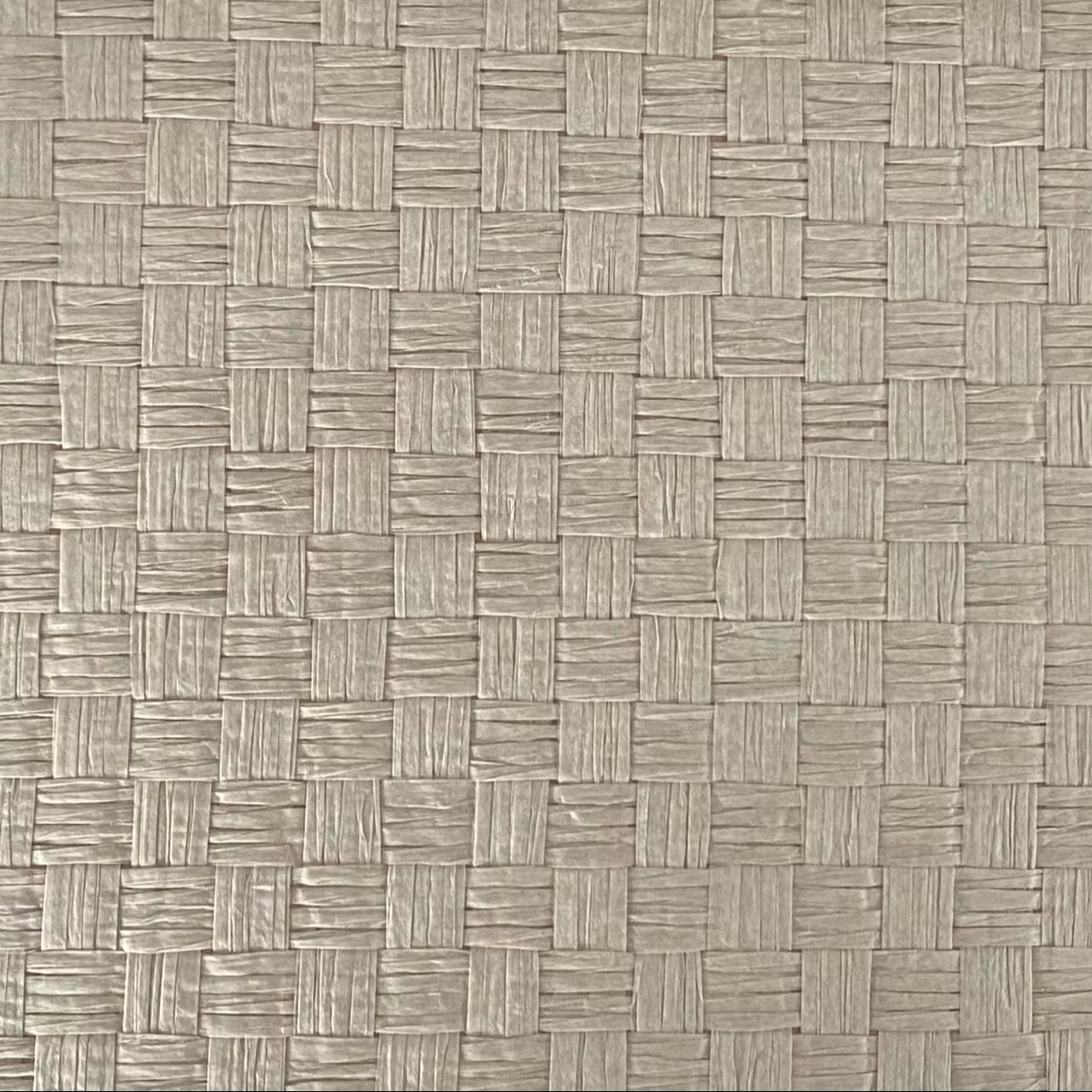 Natural style paper wave grasscloth sticker high quality wallpaper rolls waterproof wall panel