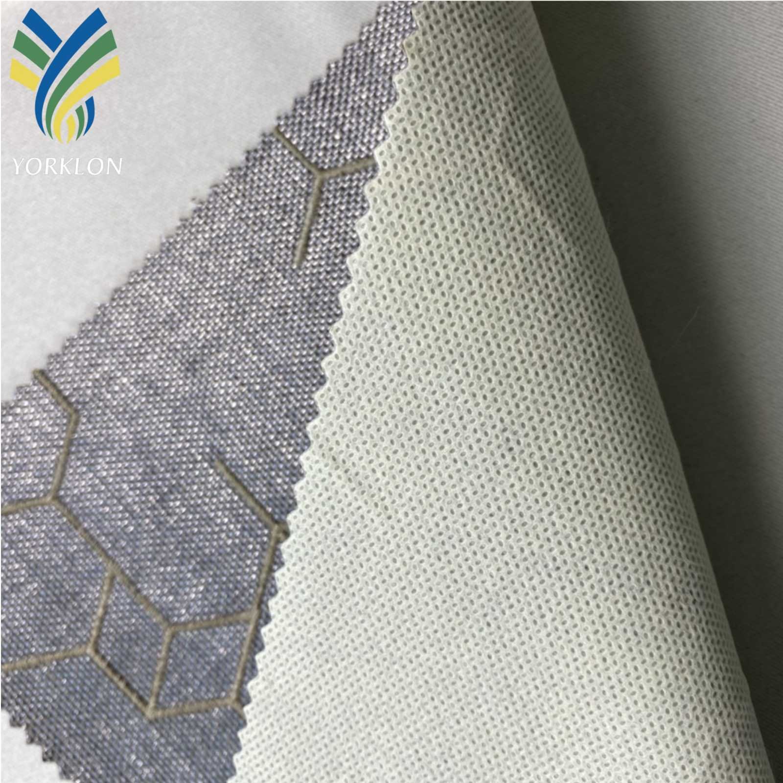CX 6771 Geometric PE Embroidery Woven Texture Wallpaper Wall Covering For Hotel Wall Background Decoration