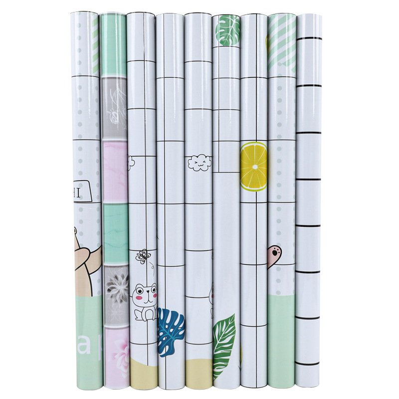 FM HOME adhesive wallpaper stickers in rolls waterproof oil-proof for kitchen, living room, furniture decoration
