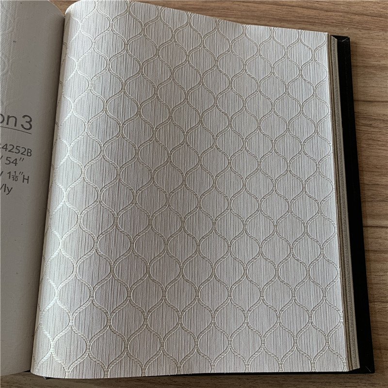 Luxury 54 inch fabric backed vinyl wall paper commercial hotel wallpaper