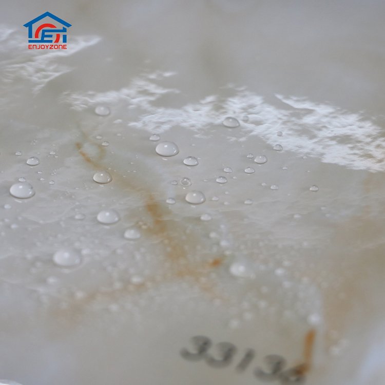 Marble Texture Vinyl Foil Wallpaper Roll Sound Proof Sticker