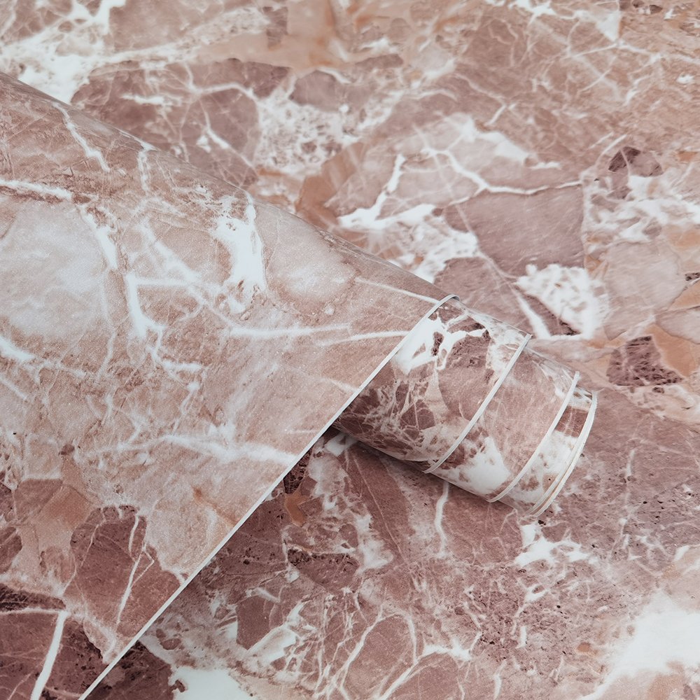 Cheap custom size vintage self adhesive 3d marble wallpaper rolls