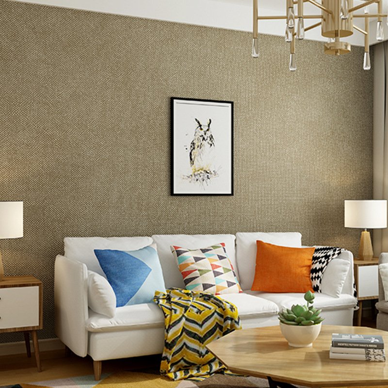 wallpaper rolls 3d non-woven fabrics streak particles Plain modern luxury natural other wall panels wholesaler home decor