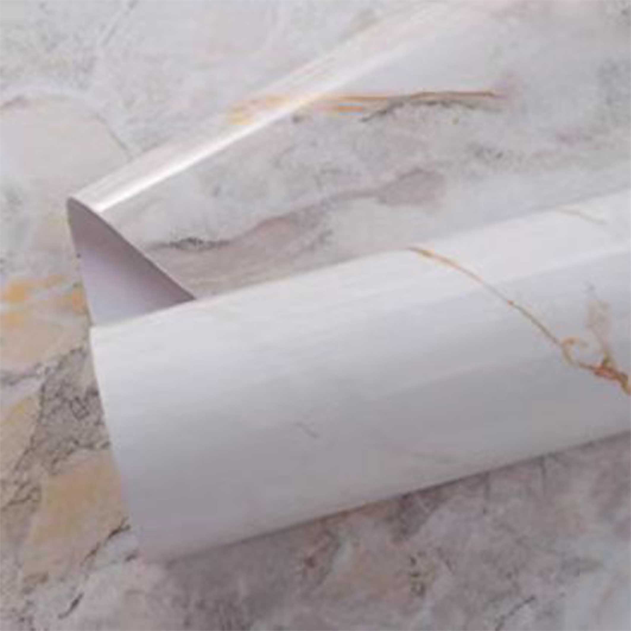 Explosive Models PVC kitchen cabinet Sticker wallpaper rolls pvc 3d marble wall papers with Custom Design
