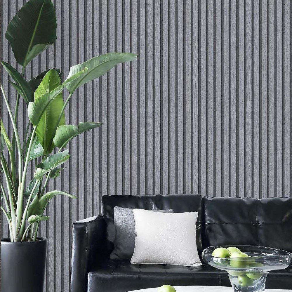 Many kinds of 3D hot selling Wood stripe waterproof art interior decoration adhesive luxury and elegant plain wallpaper
